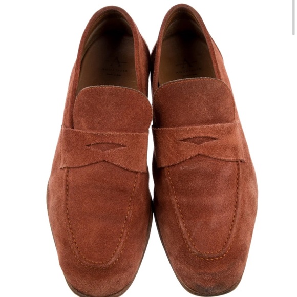 Aquatalia Suede Loafers Size 8 - Picture 4 of 5